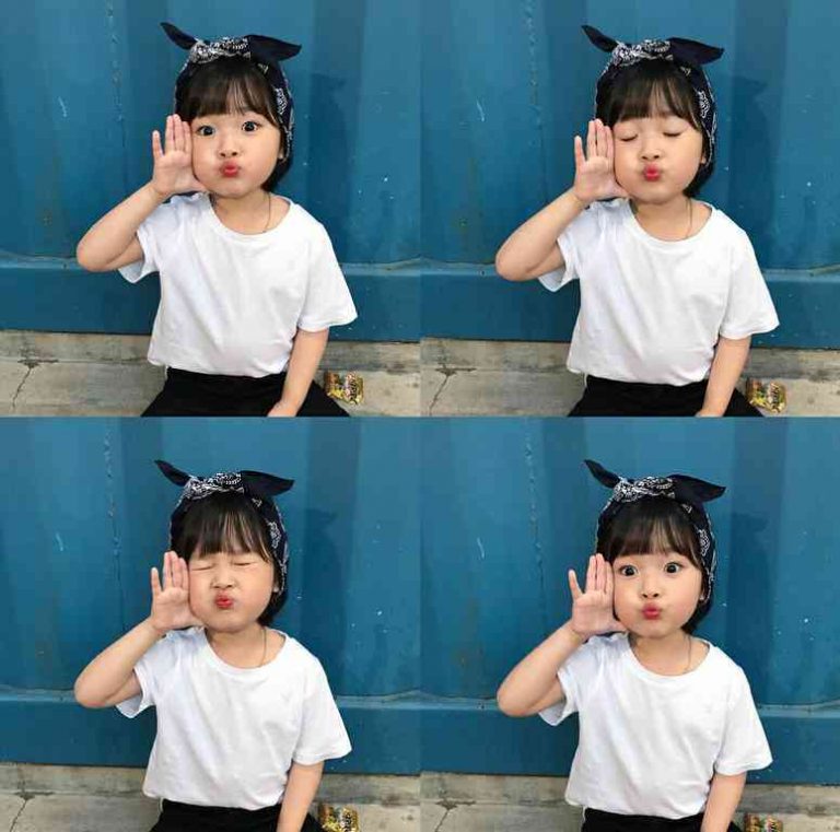 Anak Kecil Korea yang dijadikan stiker di WhatsApp