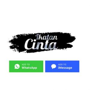 Stiker WA Tulisan Anda Keluar dari Grup (Prank Sticker)