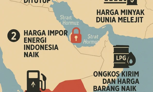 Gangguan Selat Hormuz Dorong Lonjakan Harga BBM Non‑Subsidi, Indonesia Gencar Diversifikasi Sumber Energi