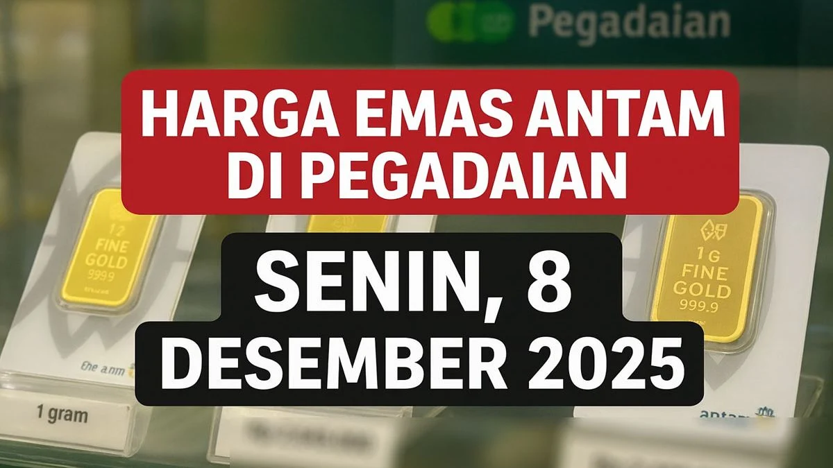 Harga Emas Antam di Pegadaian Tahan di Rp2.937.000 per Gram: Stabil di Hari Senin, 30 Maret 2026