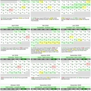 Inilah Jadwal Puasa Ayyamul Bidh Bulan Syawal 2026