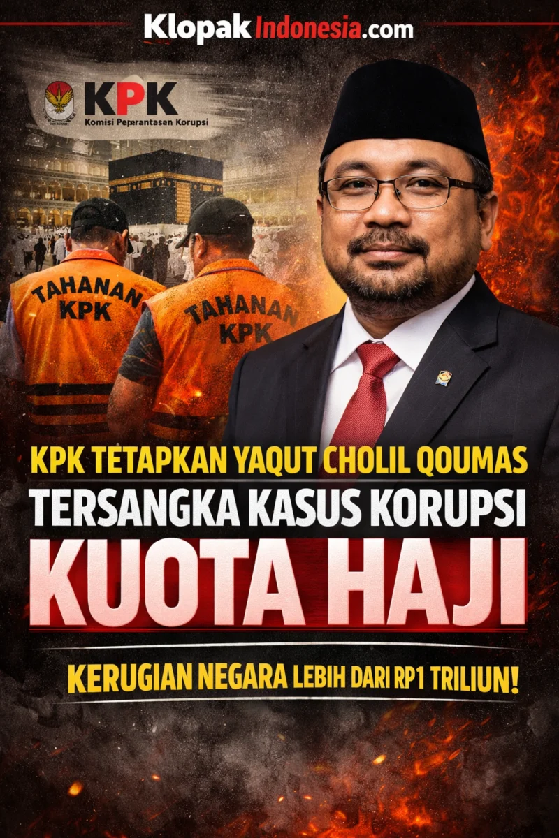 KPK Sebut Tersangka Kasus Kuota Haji Terbagi dalam Dua Klaster