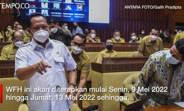Mendagri Tito Karnavian Umumkan Kebijakan WFH 1 Hari Seminggu untuk ASN dan Imbauan ke Swasta Besok