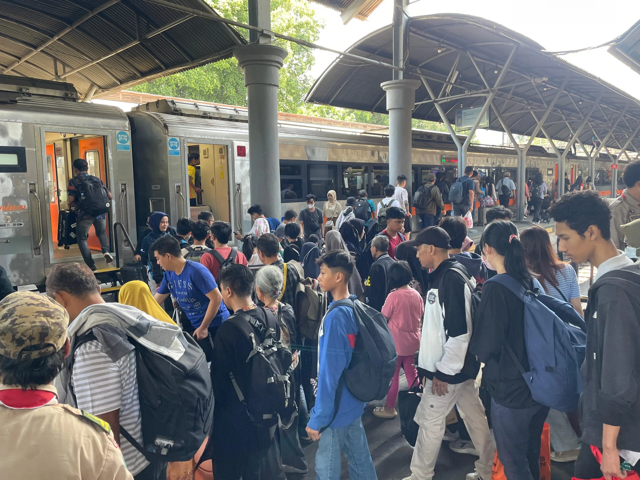 Tingkat Ketepatan Waktu Kereta Masa Angkutan Lebaran Capai 99 Persen