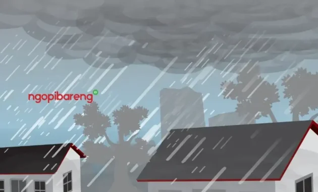 Waspada Hujan Petir dan Angin Kencang: Prakiraan Cuaca Nasional dan Jawa Timur pada Senin, 30 Maret 2026