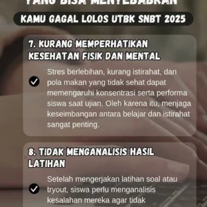 10 Kesalahan Fatal Sebelum UTBK SNBT yang Harus Dihindari, Bisa Gagalkan Lolos PTN