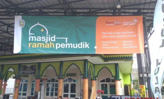 3,5 Juta Pemudik Manfaatkan Layanan Masjid Ramah Pemudik