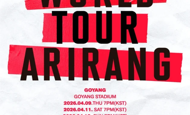 4 Fakta Konser BTS ARIRANG World Tour di Goyang yang Memukau Penonton