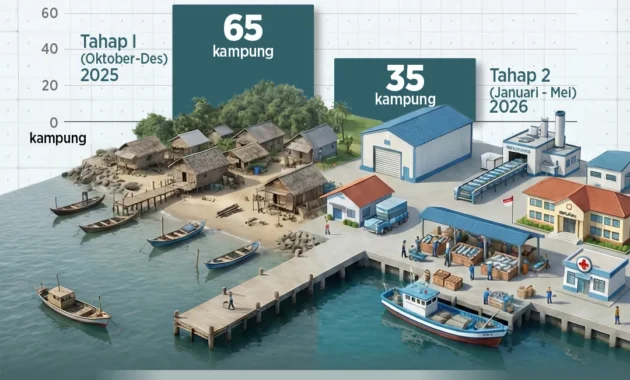 61 Kampung Nelayan Merah Putih Terbangun, Produktivitas dan Pendapatan Nelayan Meningkat