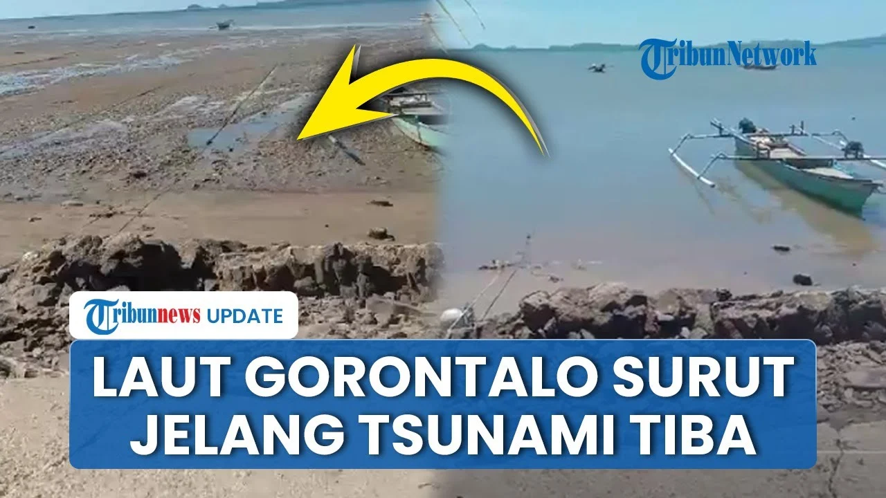 Air Laut Tiba‑tiba Surut di Basaan Pasca Gempa 7,6, Warga Mulai Berjaga