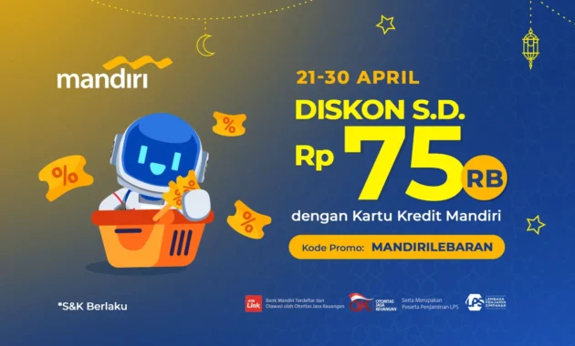 Aktivitas Belanja Ramadan-Lebaran Menguat, Mandiri Kartu Kredit Tumbuh 24,3% Sebagai Solusi Transaksi Nasabah