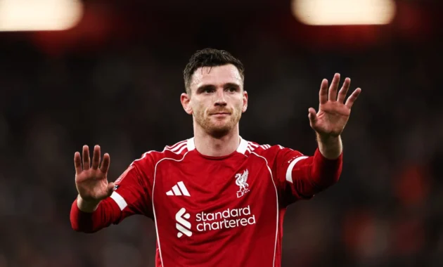 Andy Robertson di Batas Transfer: Tantangan Kepemimpinan, Cedera, dan Godaan Spurs Andy Robertson di Batas Transfer: Tantangan Kepemimpinan, Cedera, dan Godaan Spurs