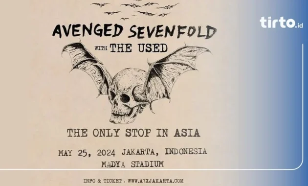 Avenged Sevenfold Siap Menggebrak Jakarta Oktober 2026: Jadwal, Tiket, dan Kejutan Besar!