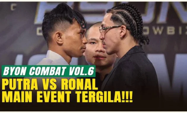 Baku Hantam di Ring Byon Combat, Putra Menang Mutlak atas Ronal