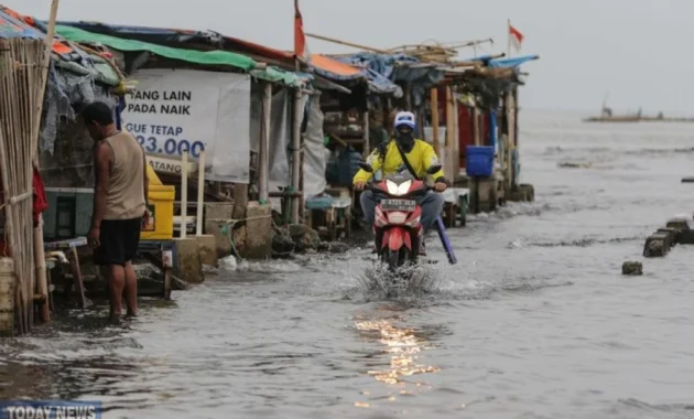 Banjir Rob Ancam Pesisir Utara Jakarta hingga 9 April 2026