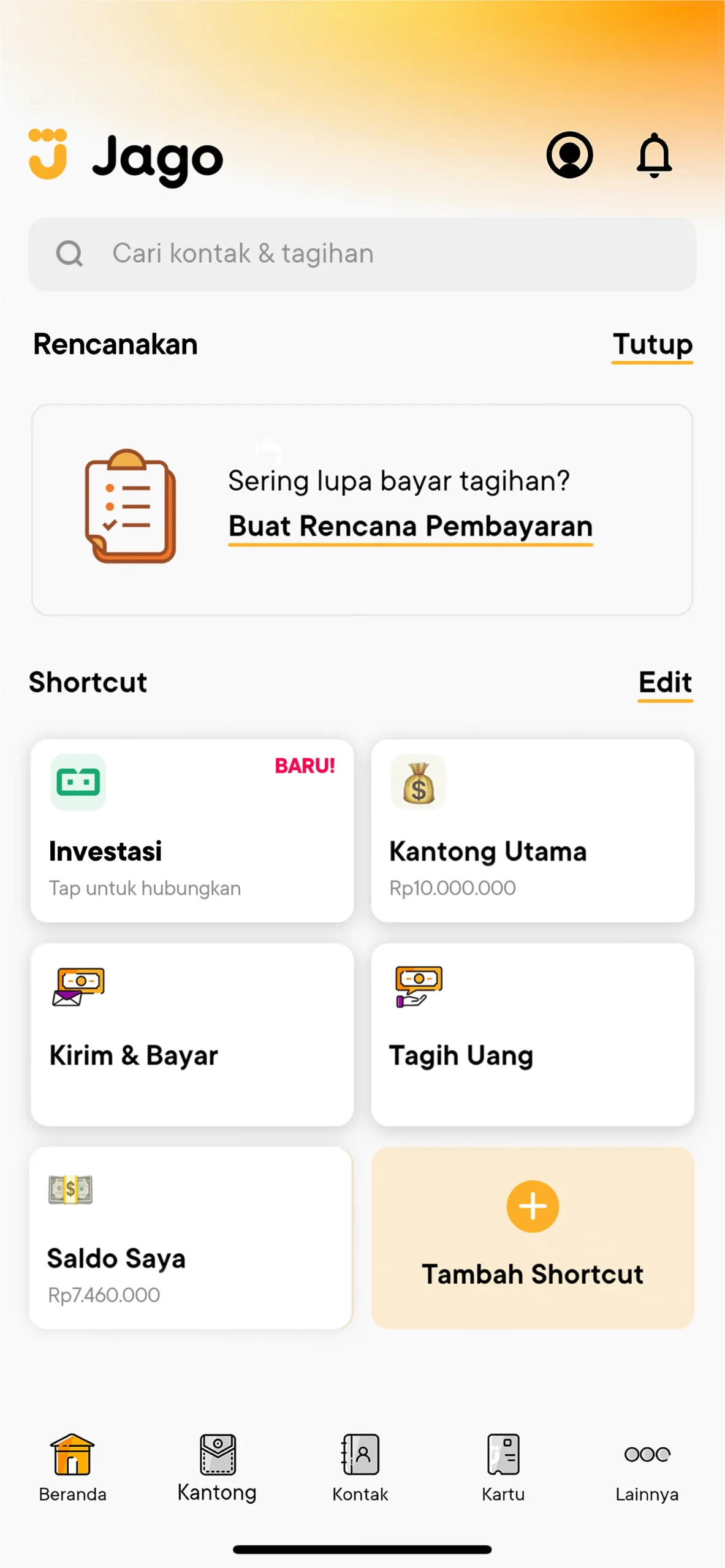 Bank Jago Integrasikan Pemantauan Portofolio dalam Satu Aplikasi