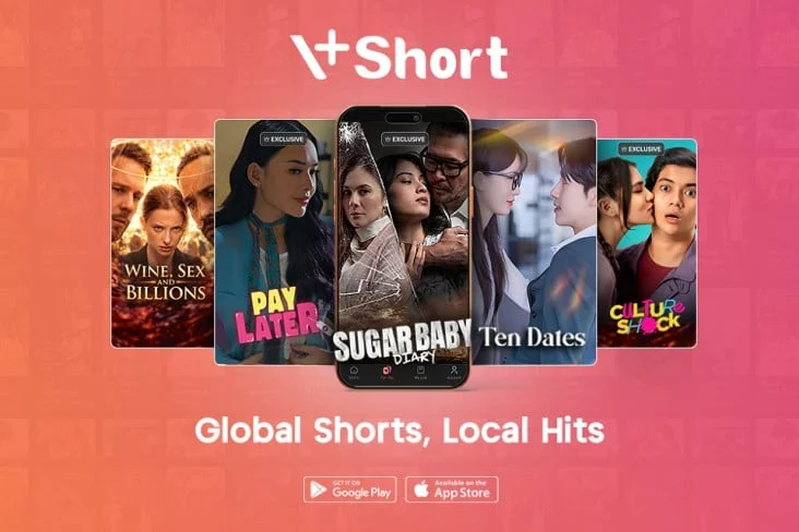 Baru! Aplikasi V+Short Hadirkan Microdrama dengan Beragam Genre Seru