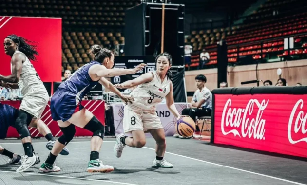 Basket 3x3 Putri Indonesia Kalahkan Kyrgyzstan di Asian Beach Games