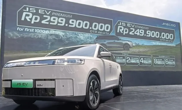 BBM Langka? Jaecoo J5 EV Jadi Pilihan Utama, Ini Biaya Pakainya!