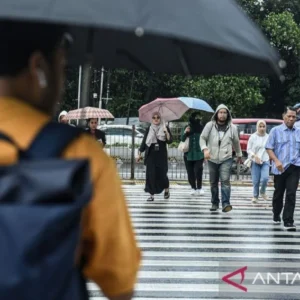 BMKG Perkirakan Hujan Ringan di Seluruh Wilayah Jakarta pada Hari Jumat