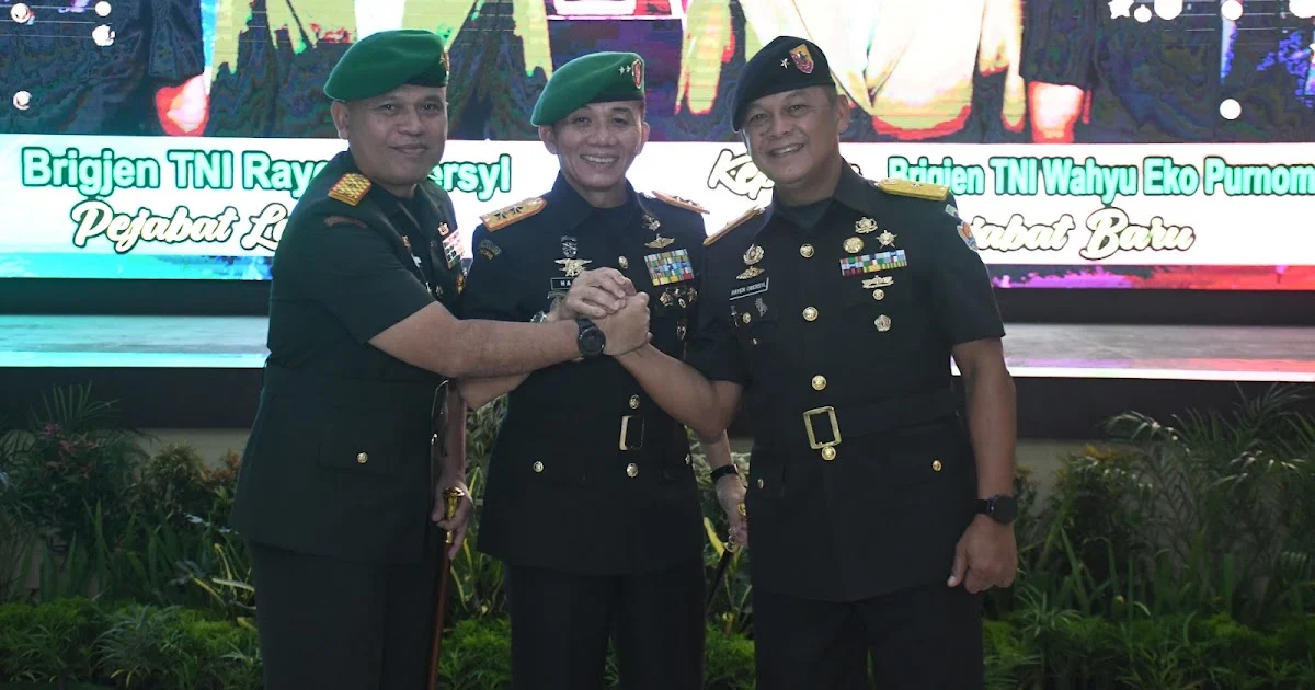 Brigjen Wahyu Eko Purnomo Resmi Jabat Kasdam XIII/Merdeka, Bawa Semangat Baru