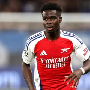 Bukayo Saka dan Jurrien Timber Absen Laga Leg Pertama Perempat Final Arsenal vs Sporting