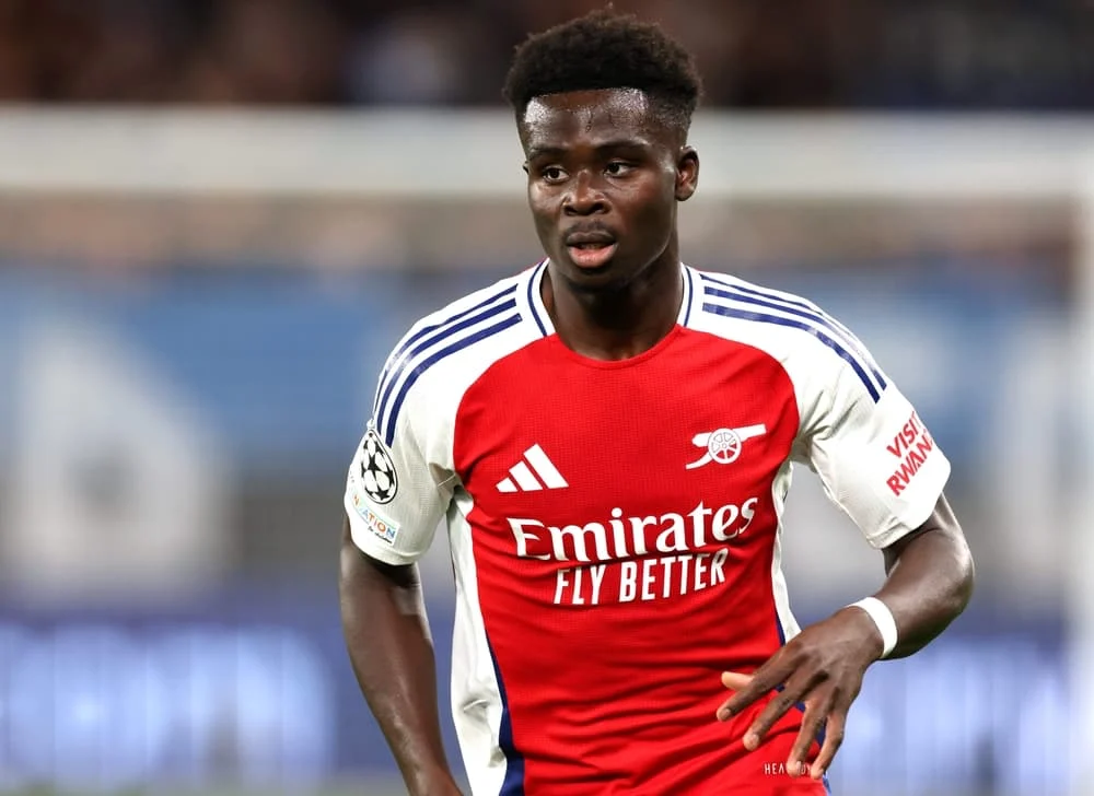 Bukayo Saka dan Jurrien Timber Absen Laga Leg Pertama Perempat Final Arsenal vs Sporting