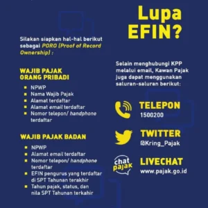 Cara Cepat Cek EFIN Pajak yang Lupa Secara Online Tanpa Harus ke Kantor Pajak