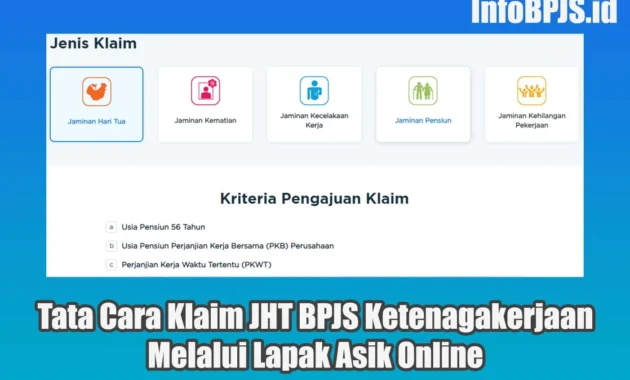 Cara Klaim JHT di Aplikasi Lapak Asik BPJS Ketenagakerjaan: Mudah, Cepat, Tanpa Paklaring