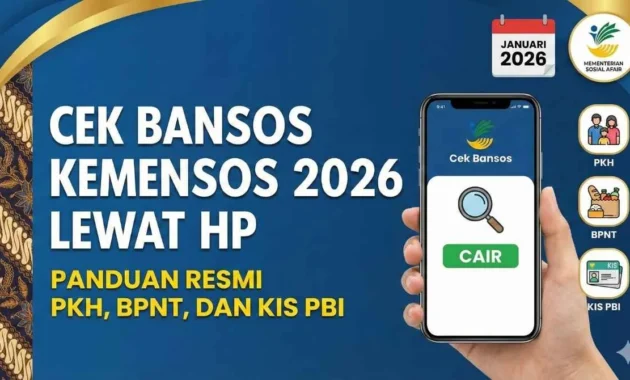 Cek Bansos 2026 Lebih Cepat: Cara Cek PKH & BPNT di April lewat Portal Resmi Kemensos