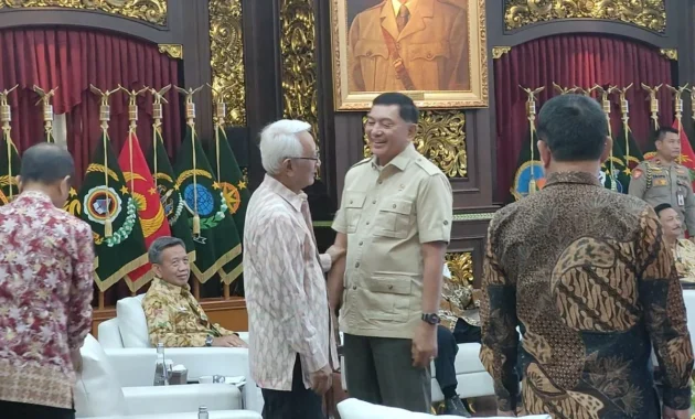 Di Hadapan Puluhan Purnawirawan, Menhan Sjafrie Sjamsoeddin Bicara 2 Prinsip Fundamental Pengabdian TNI