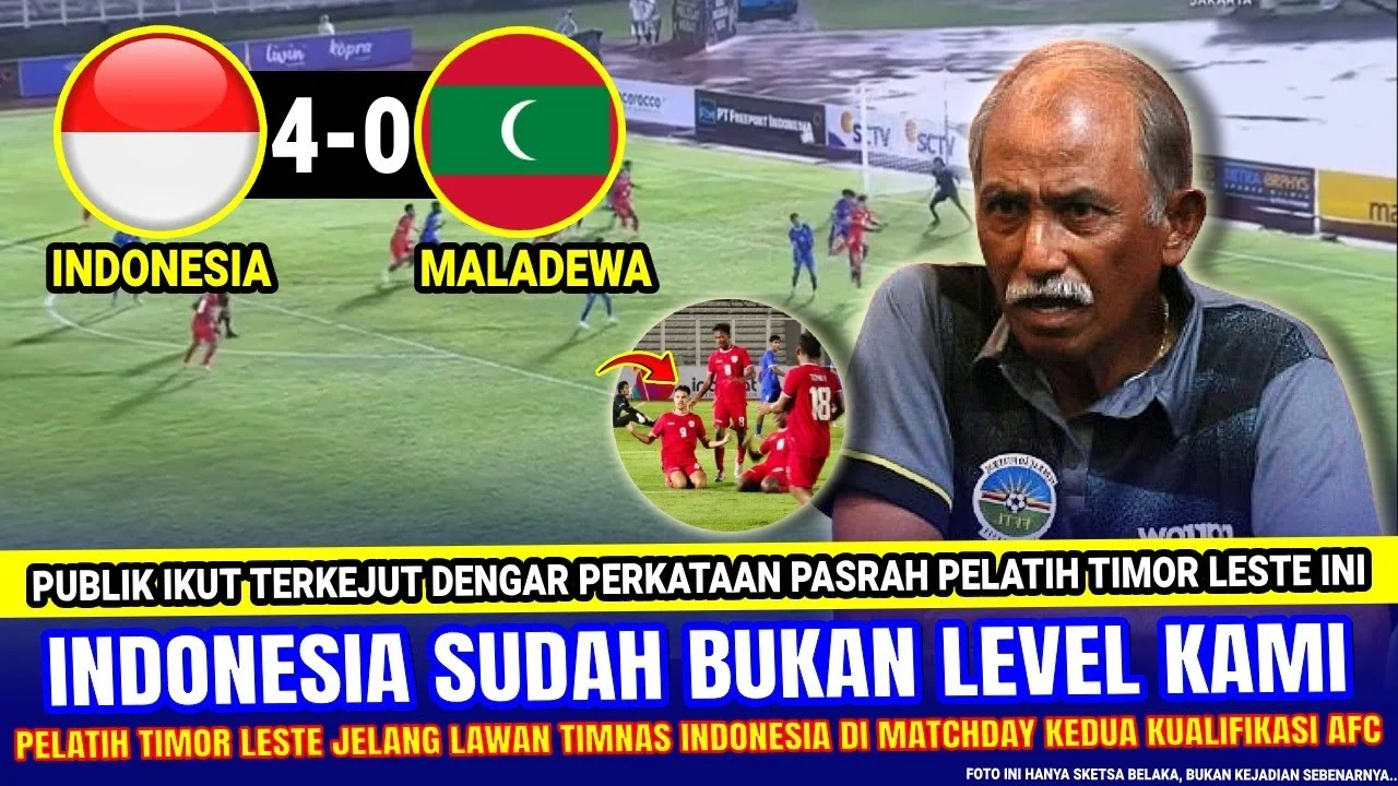 Dibantai 4-0! Pelatih Timor Leste Blak-blakan Soal Strategi Indonesia, Apa Penyebabnya?