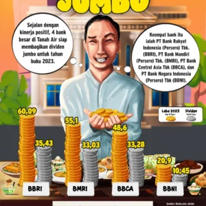Dividen Jumbo BMRI: Yield 8,1% Tarik Perhatian Investor di Tengah Penurunan Saham Big Banks