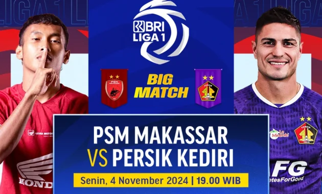 Drama Laga PSM Makassar: Dari Tantangan PSIM hingga Kemenangan 3-1 atas Persik Kediri