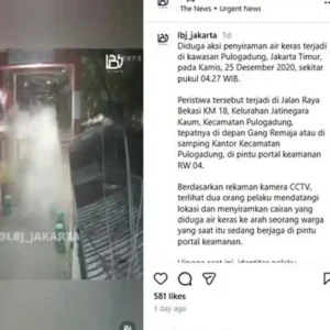 Drama Penyiraman Air Keras di Bekasi: Dendam Pribadi, Rencana Rinci, dan Tiga Pelaku Ditangkap