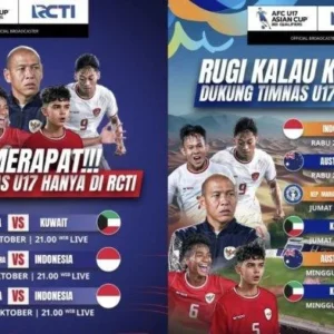 Eksklusif! Semua Cara Nonton Live RCTI, Jadwal Timnas U-17, dan Program Unggulan 21 April 2026