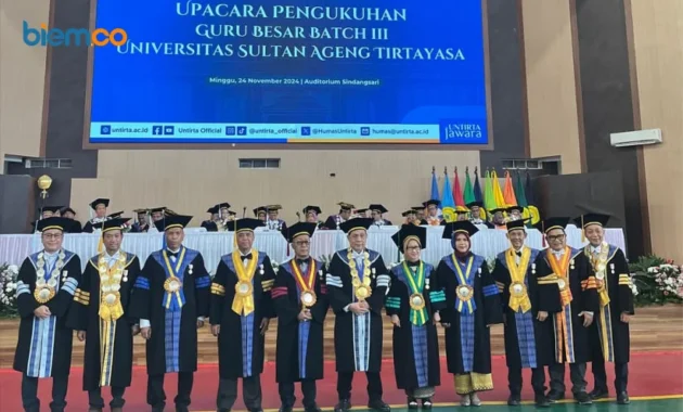 Empat Guru Besar Untirta Angkat Isu Digital, Ekonomi, Pendidikan, dan Keselamatan Kerja, Sementara Mahasiswa Terlibat Reboisasi Pulosari