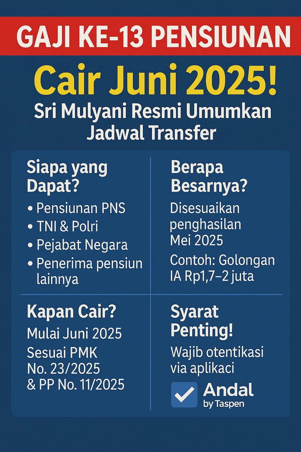 Gaji ke-13 ASN 2026 Dijamin Cair Juni Ini: Rincian Besaran, Penerima, dan Aturan Khusus