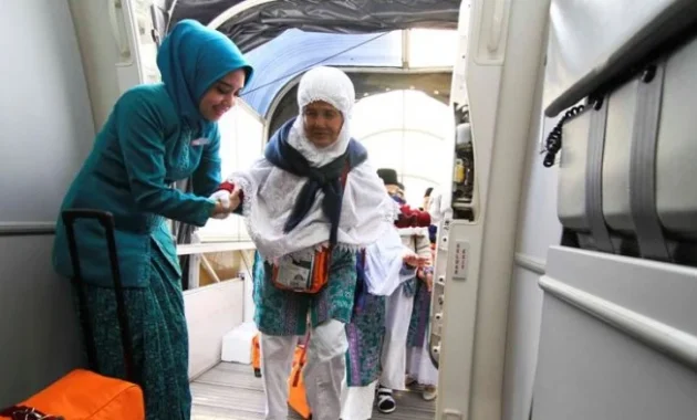Garuda Indonesia Catat OTP 100% pada Penerbangan Haji Kloter Pertama