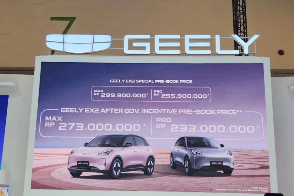 Geely EX2 Turun Harga: Mulai Rp 230 Juta, Buka Persaingan di Segmen SUV Murah