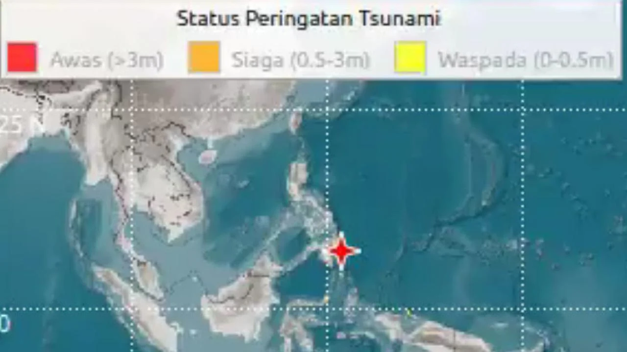 Gempa 7,6 Magnitudo Mengguncang Sulut & Malut, 48 Gempa Susulan Terjadi dalam Sehari!