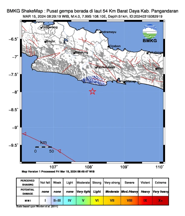 Gempa M3,2 Guncang Pangandaran, Pulau Jawa: Dampak, Respon BMKG, dan Langkah Mitigasi
