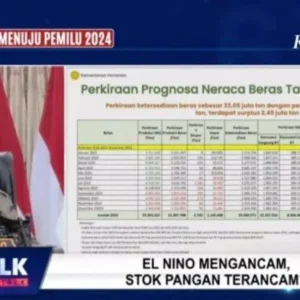 Godzilla El Nino Mengintai: Bagaimana Kesiapan Stok Pangan Nasional? Begini Kata Mentan