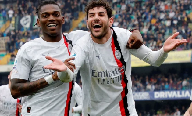 Gol Tunggal Rabiot Pastikan AC Milan Menang 1-0 Atas Hellas Verona