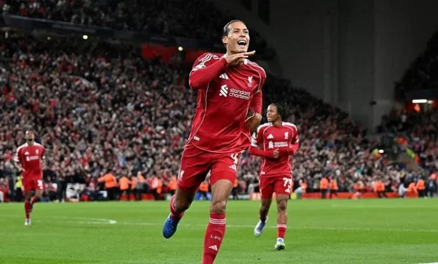 Gol Virgil van Dijk bawa Liverpool menang dramatis 2-1 atas Everton