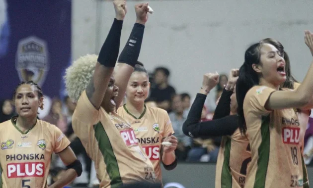 Gresik Phonska Puncaki Klasemen Final Four Usai Bekuk Electric PLN