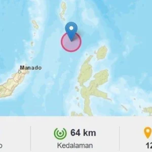 Guncangan Hebat di Manado: Gempa Magnitude 6,0 Mengguncang Sulawesi Utara Hari Ini