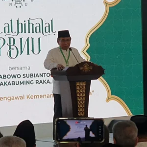 Gus Salam Umumkan Pencalonan Ketua Umum PBNU di Halalbihalal IKA PMII