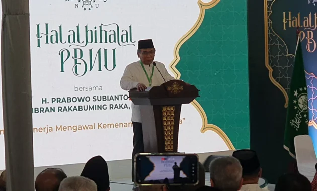 Gus Salam Umumkan Pencalonan Ketua Umum PBNU di Halalbihalal IKA PMII
