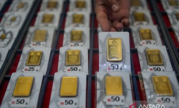 Harga Emas Antam Turun 26 Ribu Rupiah pada Senin, 6 April 2026, Menjadi Rp 2.831.000 per Gram